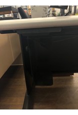 Used Grey Matrix Straight Desk Shell