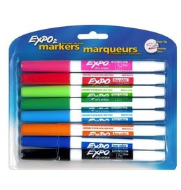 MARKERS EXPO II FINE ASST*8/ST