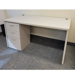 Used Single Ped Desk 54 x 30 Teknion without pedestal