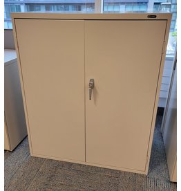 Used Storage Cabinet 42''H Beige