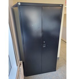 Used Storage Cabinet 72'' H Black