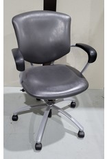Supra Chair, Leather Graphite