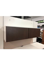 Steelcase Espresso/White Wallmount Hutch