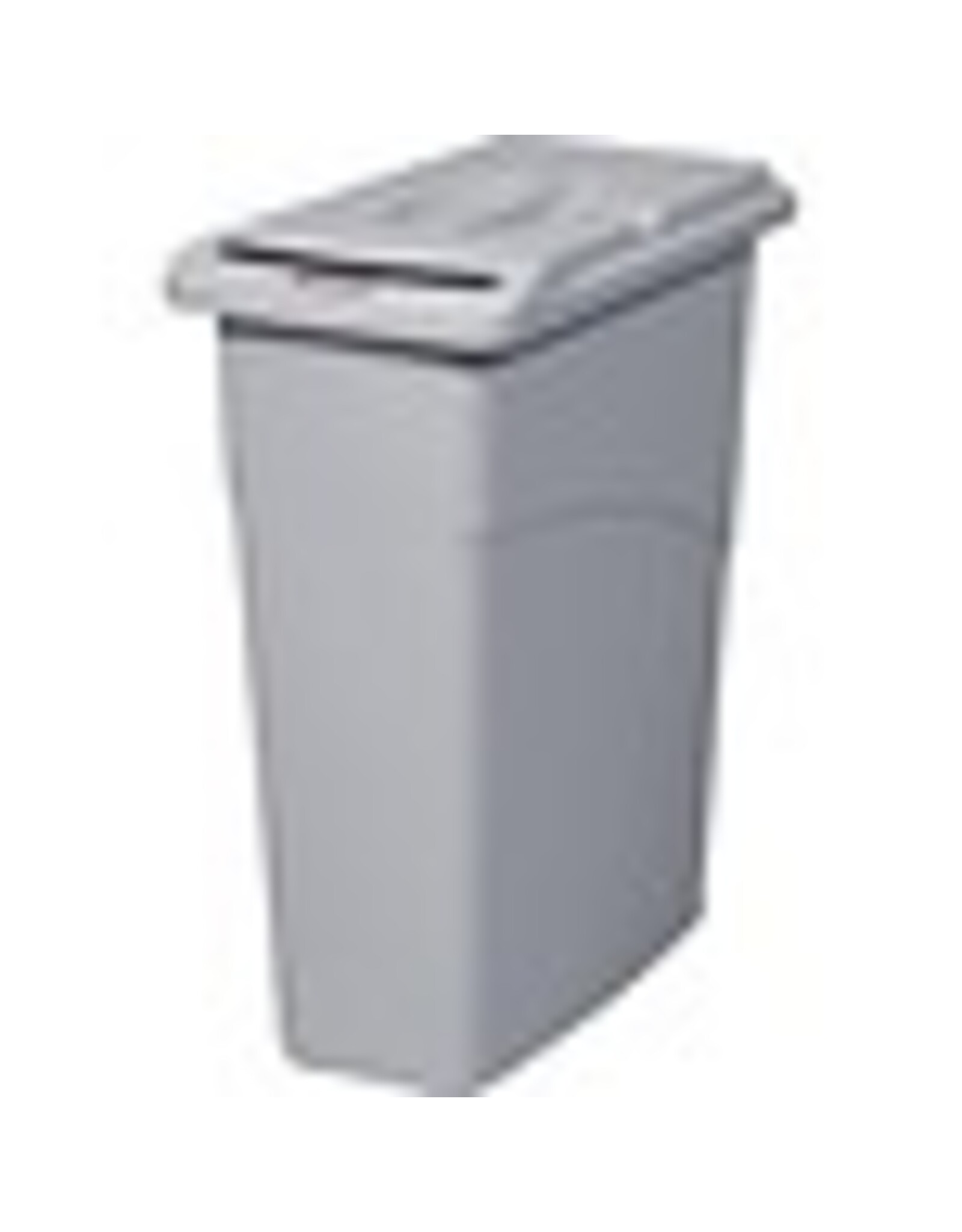 WASTEBASKET+COV.SLIM JIM GREY