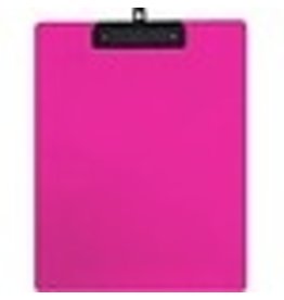 CLIPBOARD POLY, LTR-SZ*PINK