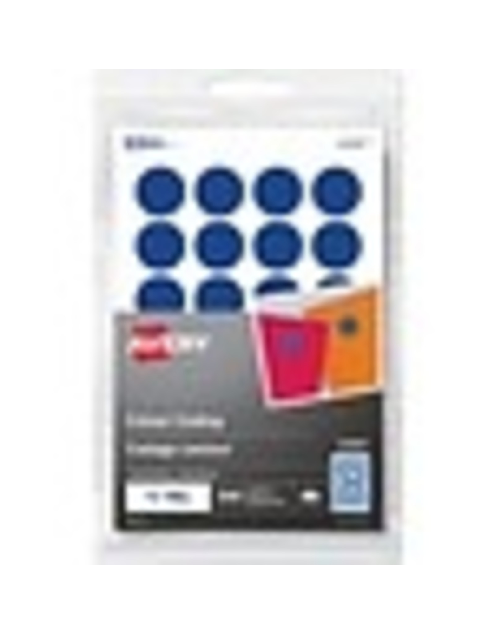 LAB RND.75''*REMOV PRNT/WRT*BLU