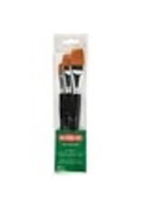 DERWENT ACAD RND BRUSHES 3-CT