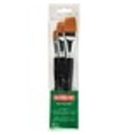 DERWENT ACAD RND BRUSHES 3-CT
