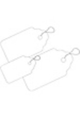 ID TAG W/STR 1-3/4X1-1/8,WHT