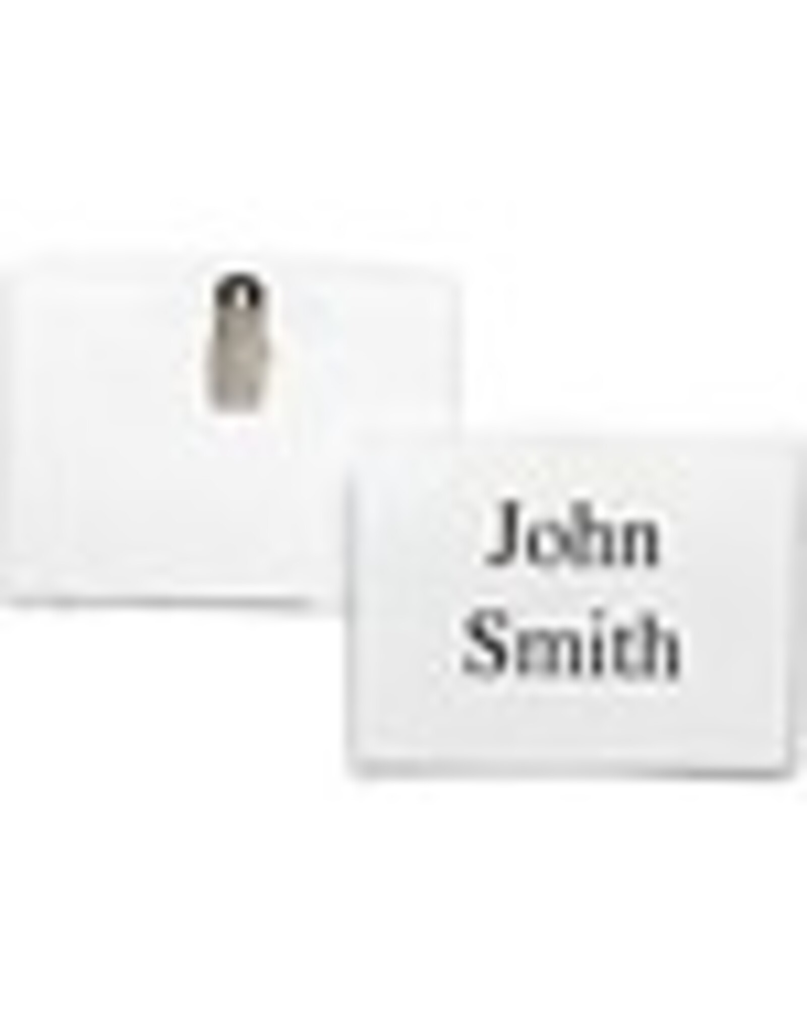 NAME BADGE, CLIP 3.5x2.25  *50