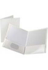 TWIN PCKT REPT CVR LAMIN*WHITE
