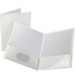 TWIN PCKT REPT CVR LAMIN*WHITE