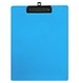 CLIPBOARD POLY, LTR-SZ*LT.BLU