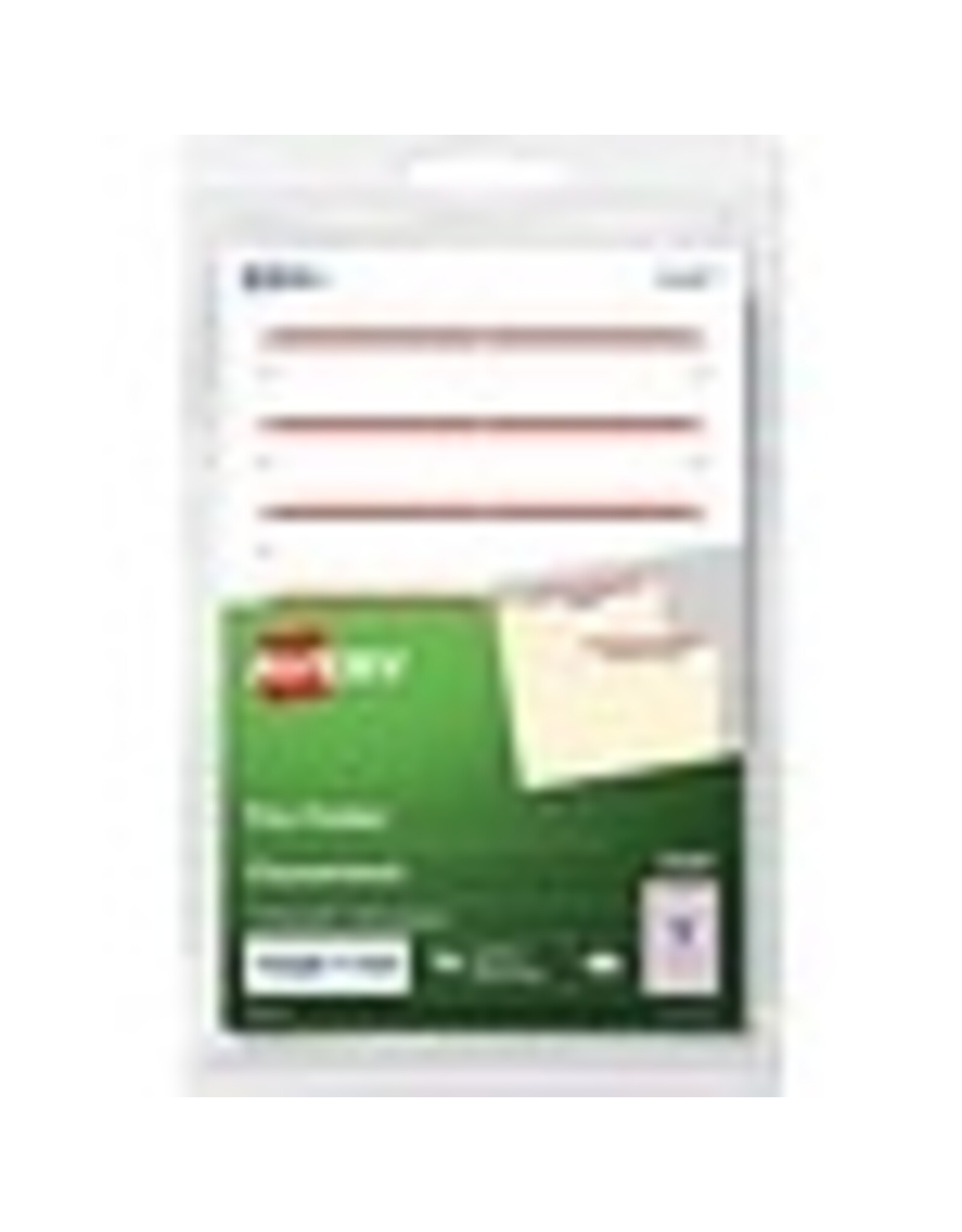 LABEL,F/FLDR PERM*RED   *70/PK