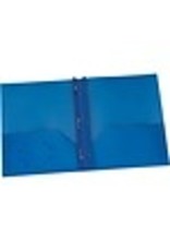 PORTFOLIO POLY 2PCKT+PRONG*BLU