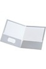 TWIN PCKT REPT CVR LAMIN*GREY