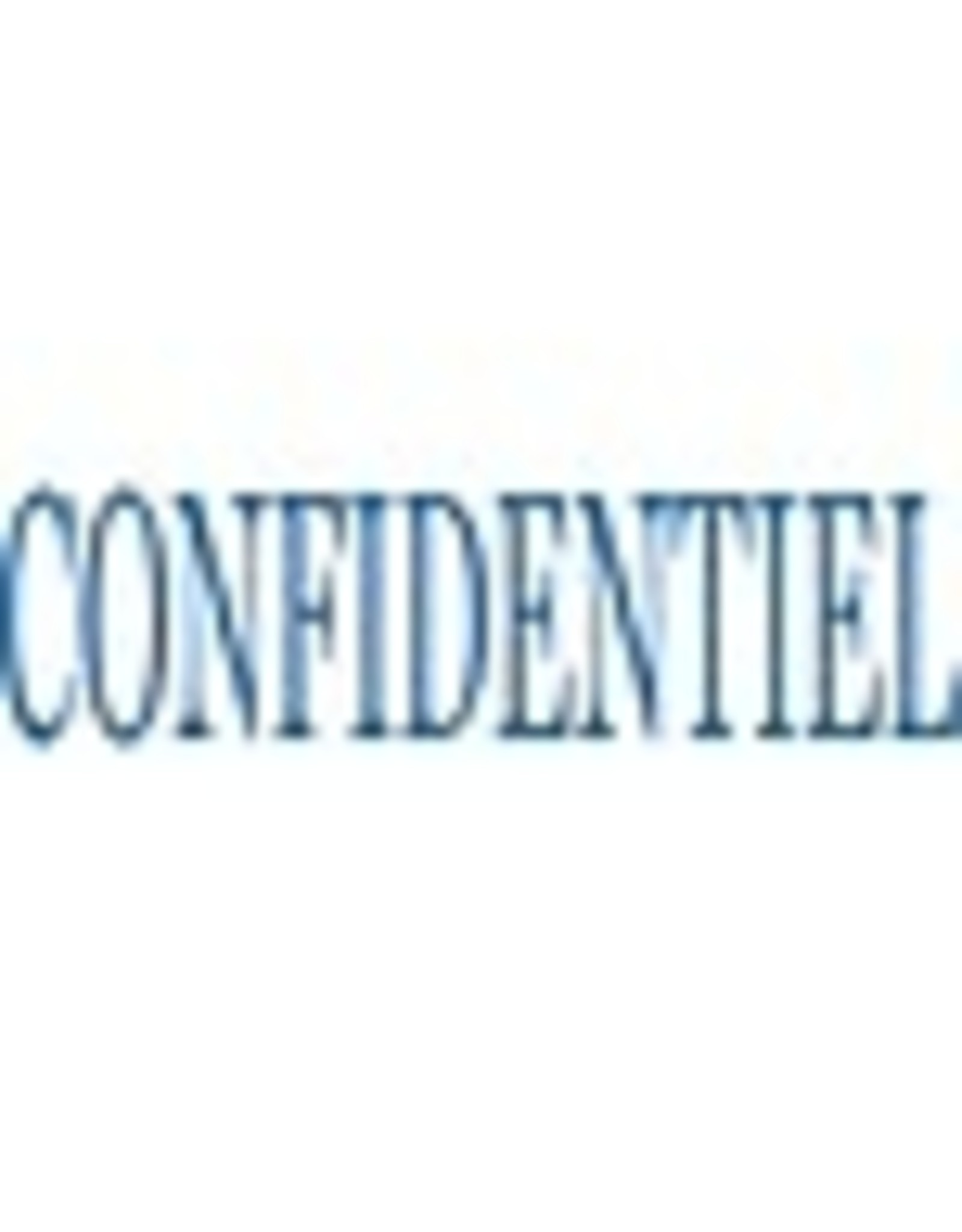 STAMP 4911 BLUE ''CONFIDENTIEL''