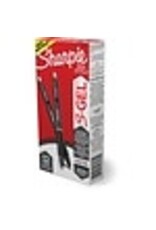 GEL SHARPIE 0.7mm, BLACK,12/BX