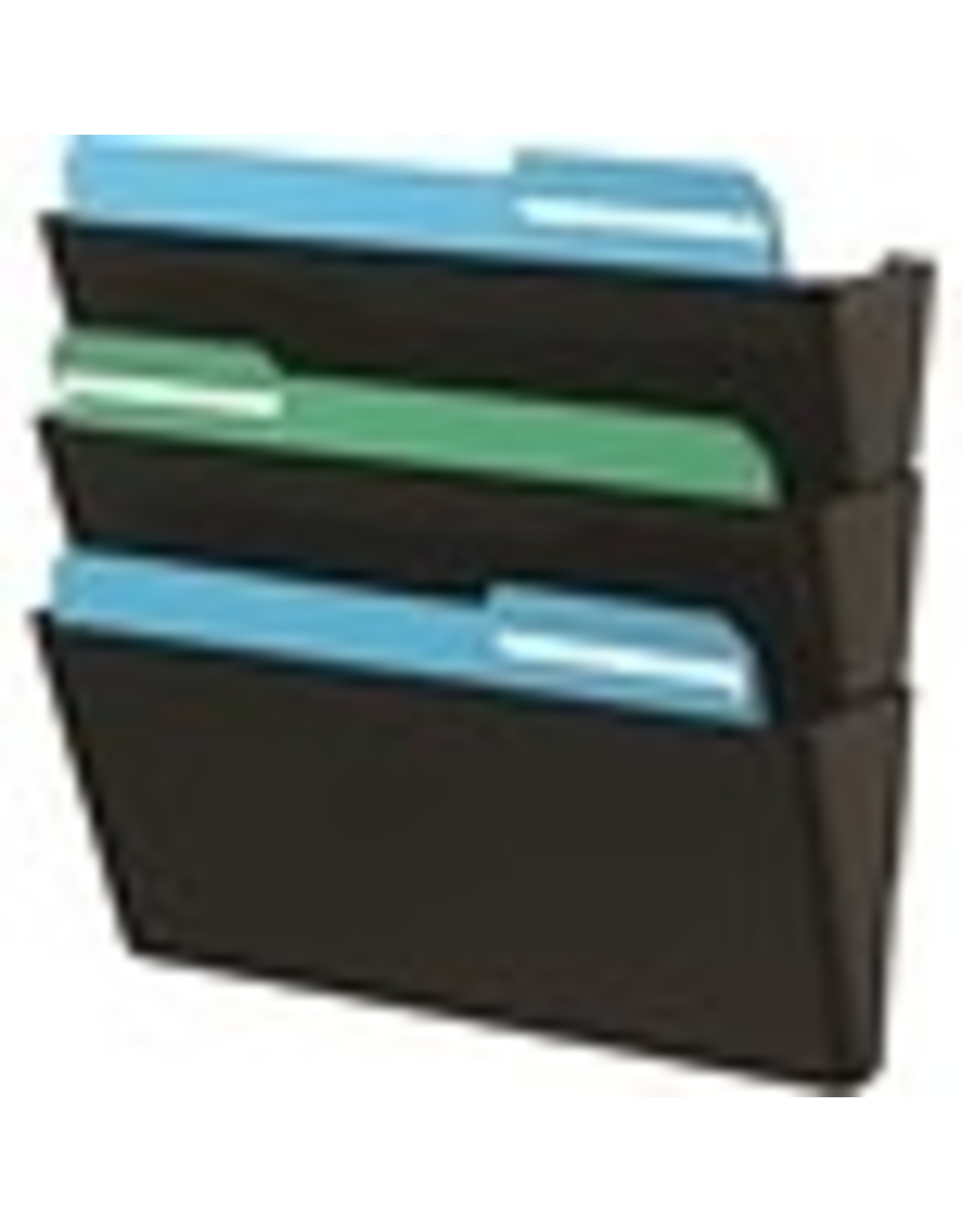 WALL POCKET LGL,BLACK,3/PACK