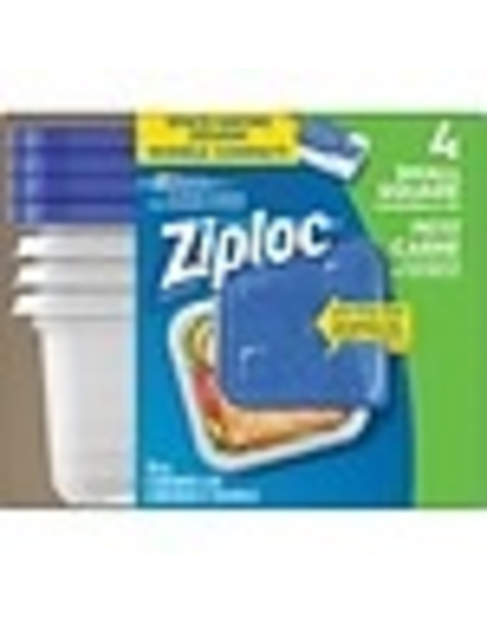 ZIPLOC CONTAINERS SML-SQR 4/PK