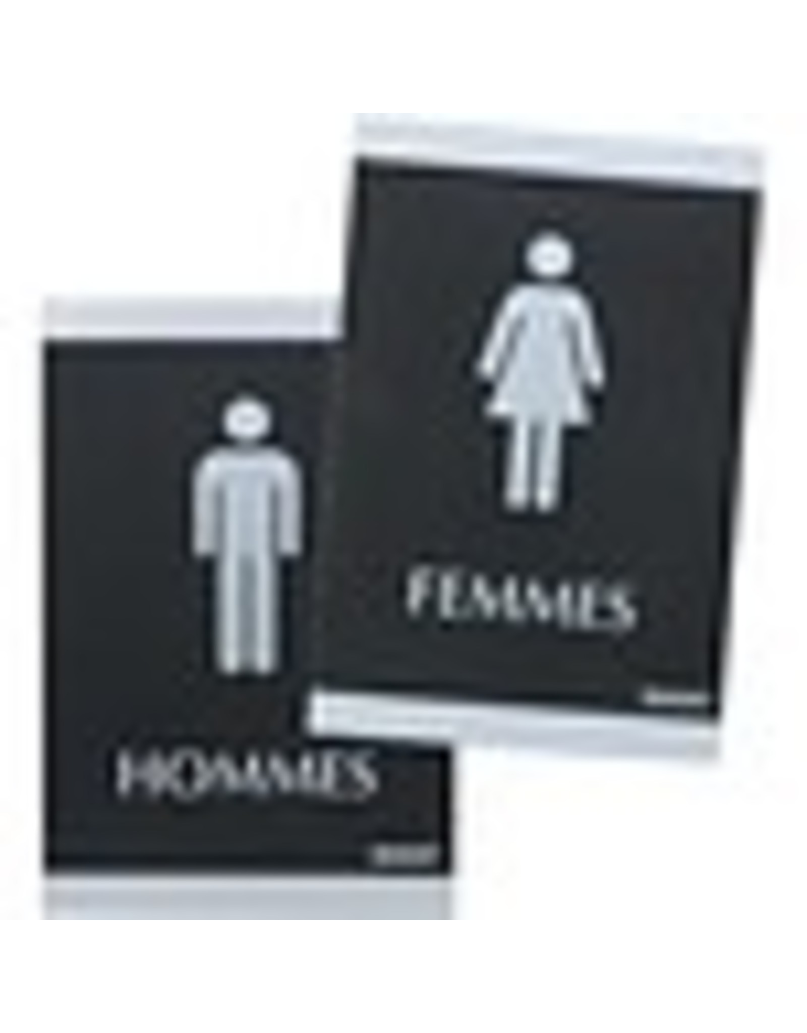 SIGN 6X9, MEN WOMEN, 2/PK