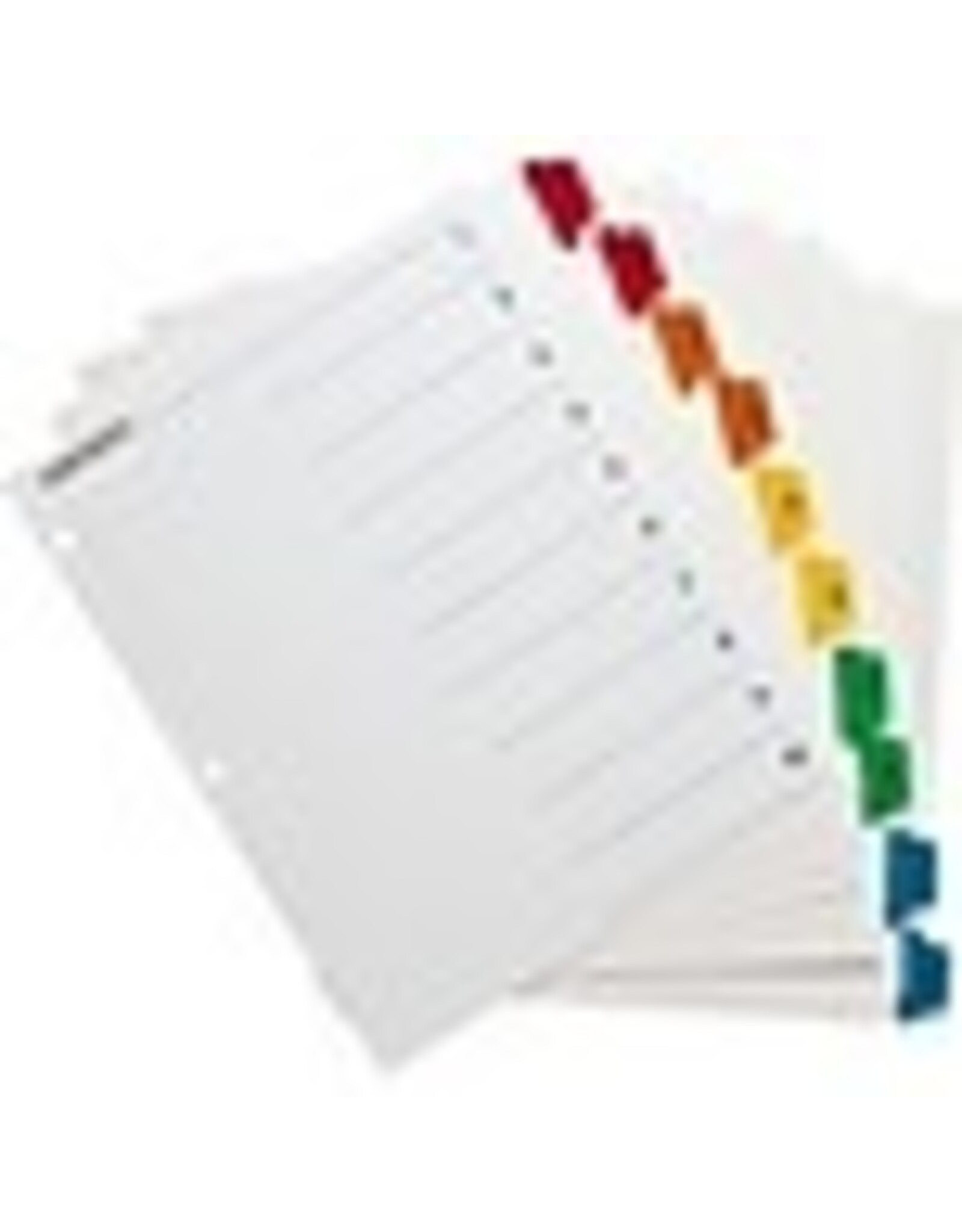 INDEX, QUICK w/TABLE CON*10TAB
