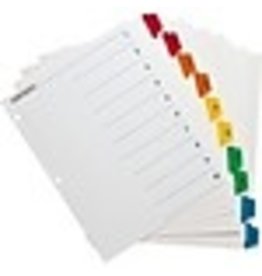 INDEX, QUICK w/TABLE CON*10TAB