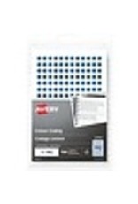 LABEL RND 1/4'' BLUE,  768/PK