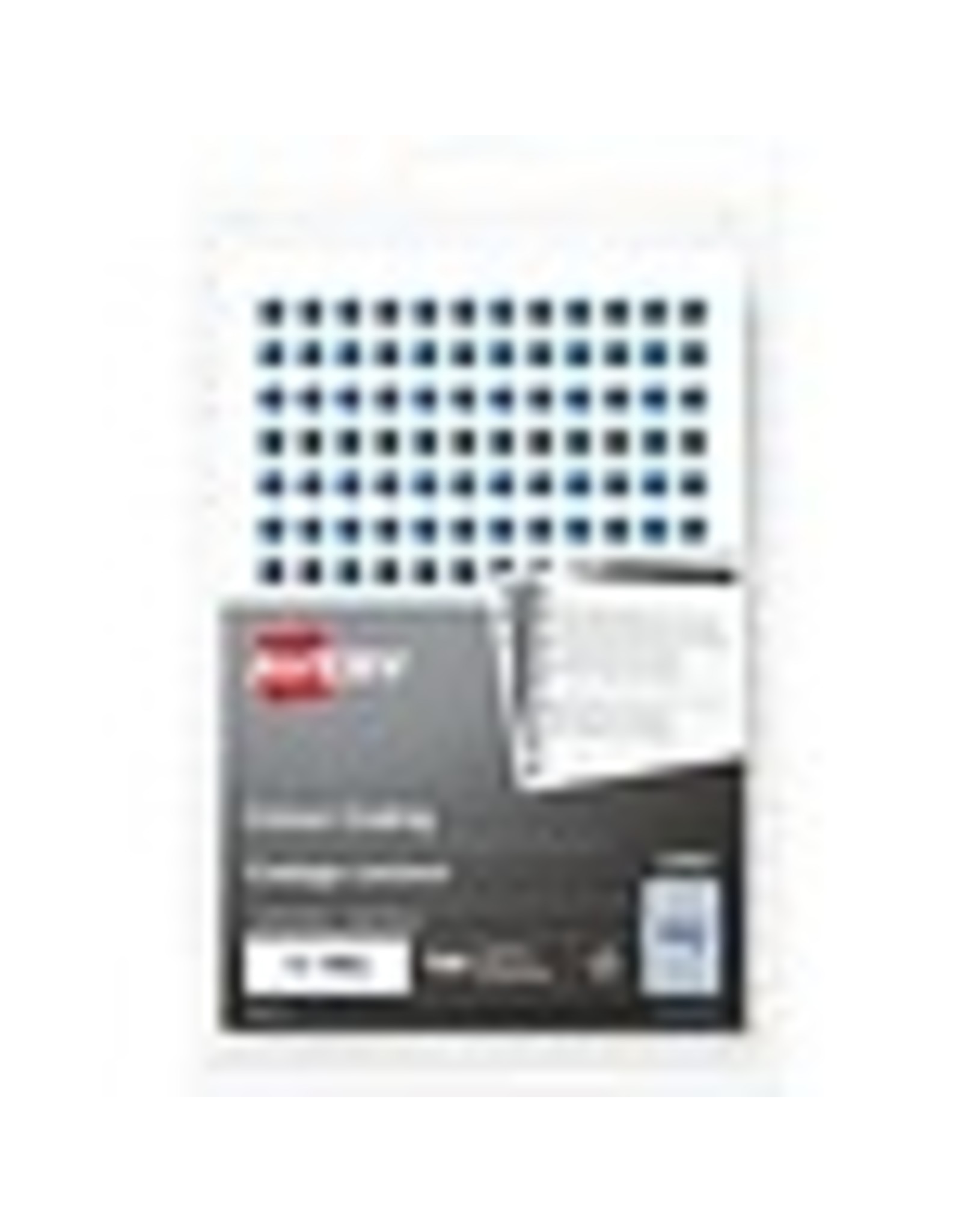 LABEL RND 1/4'' BLUE,  768/PK