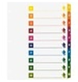 INDEX, QUICK BULK *10TAB*24set