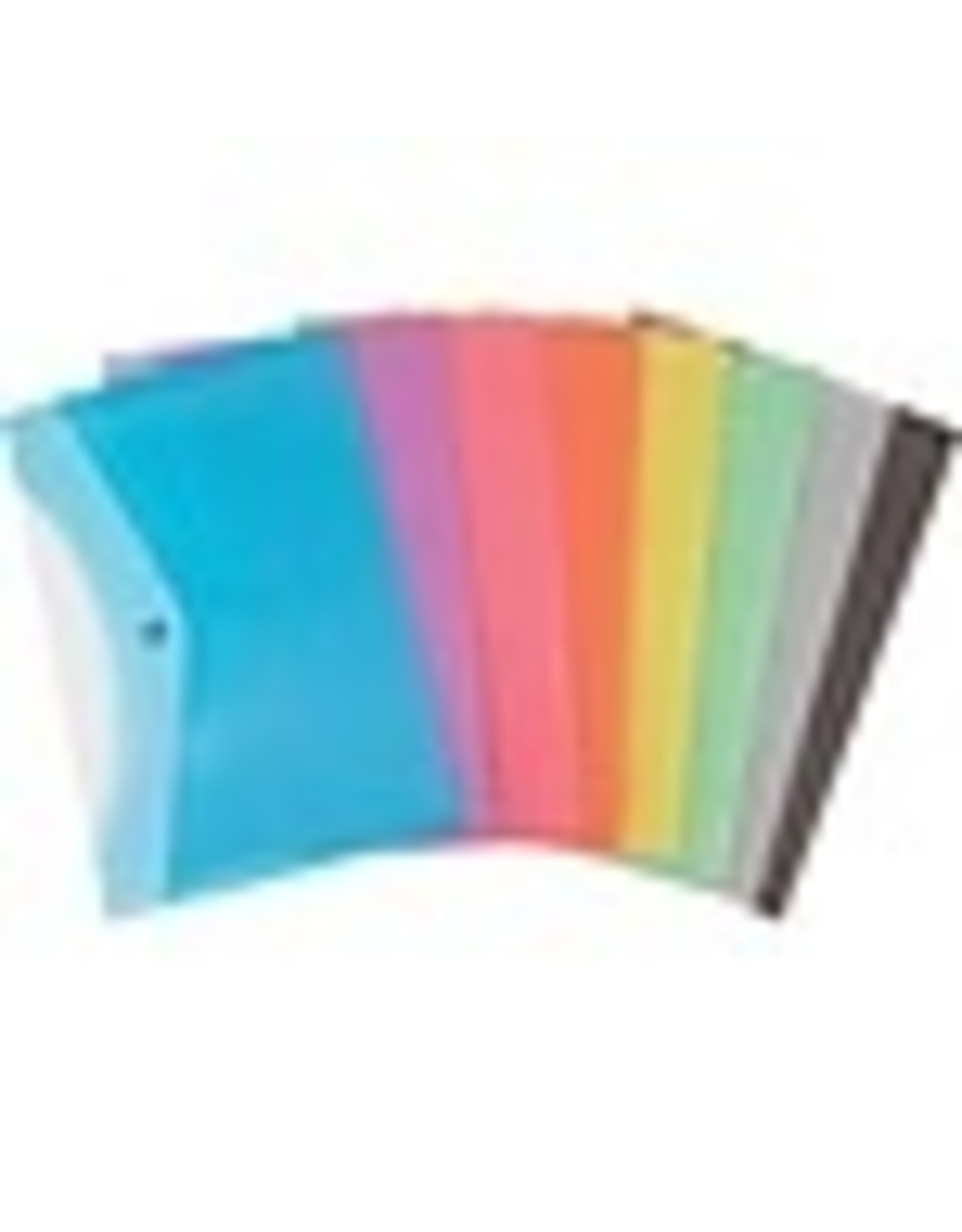 POLY ENV SNAP BUTTON LTR, ASST
