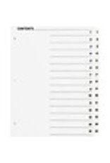 INDEX,QUICK,15TAB,WHTE,1ST