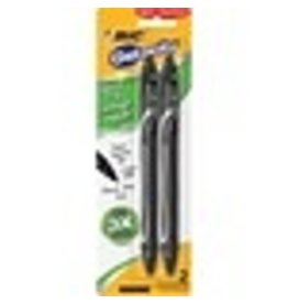 ROLLER GEL Q-DRY BLACK, 2/PK