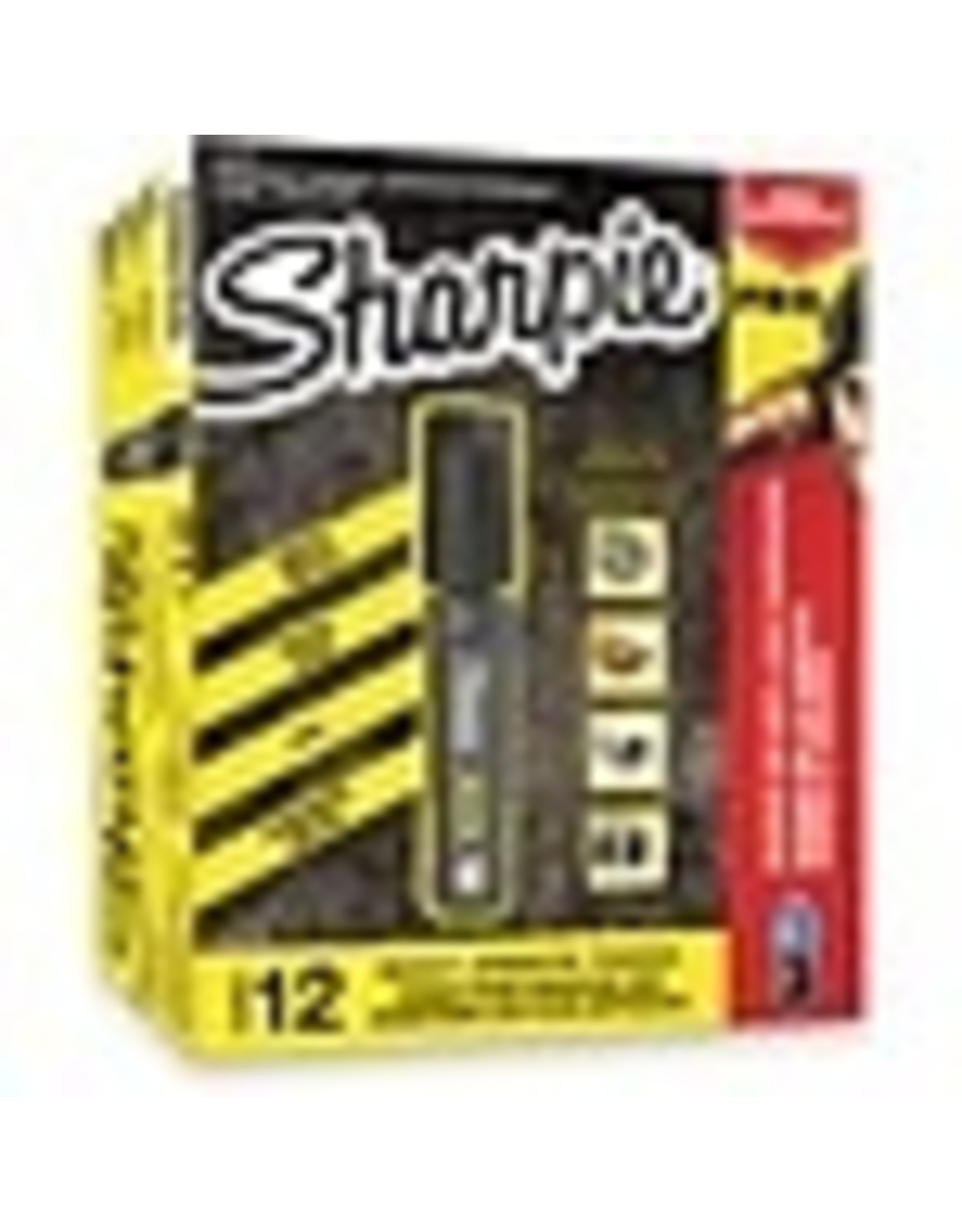 MRKR SHARPIE PRO CHIS BLK*12bx