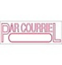 STAMP 4911 RED ''PAR COURRIEL''