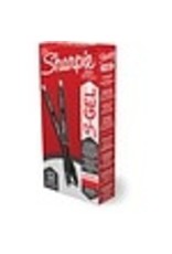 GEL SHARPIE 0.7mm, RED, 12/BX