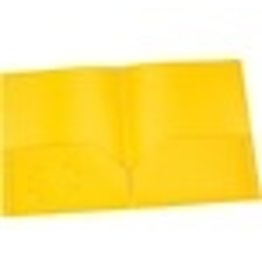 PORTFOLIO POLY 2-POCKET *YELLW