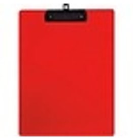 CLIPBOARD POLY, LTR-SZ*RED