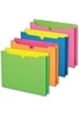 FILE JACKET LTR NEON ASST*10pk