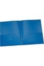 PORTFOLIO POLY 2-POCKET *BLUE