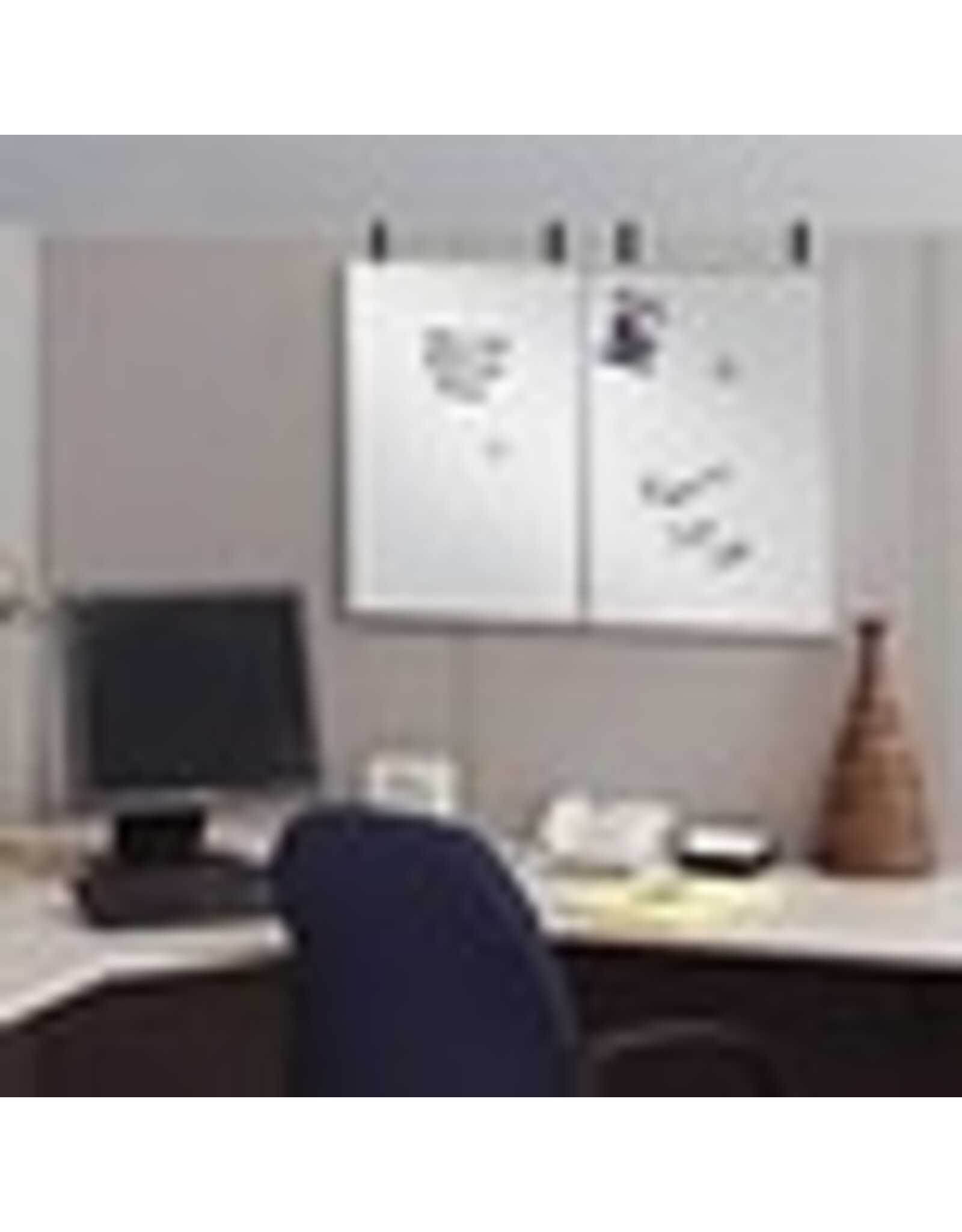 WHITEBRD CUBICLE ARC A/F 24X14