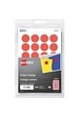 LAB RND.75''*REMOV PRNT/WRT*RED