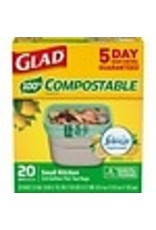 GLAD COMPOSTBLE ORGNC 10L,44bx