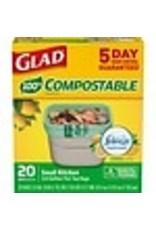 GLAD COMPOSTBLE ORGNC 10L,44bx