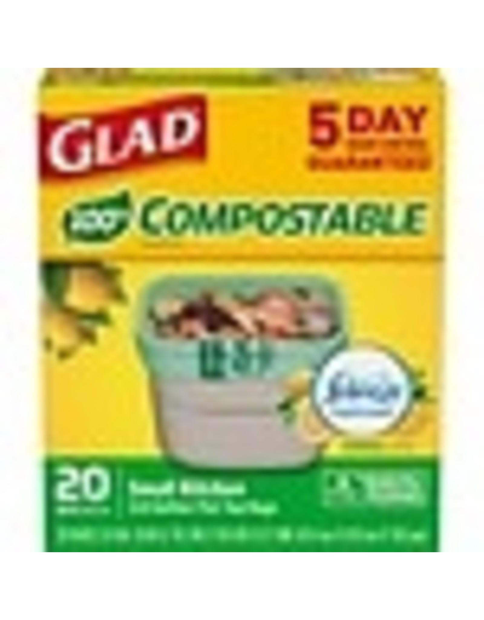 GLAD COMPOSTBLE ORGNC 10L,44bx