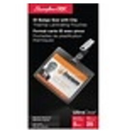LAM POUCH BADGE 5mil,25/PK