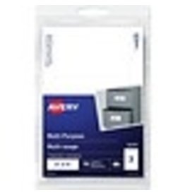LABEL RECT*2X3 REMOV.WHT,75/PK