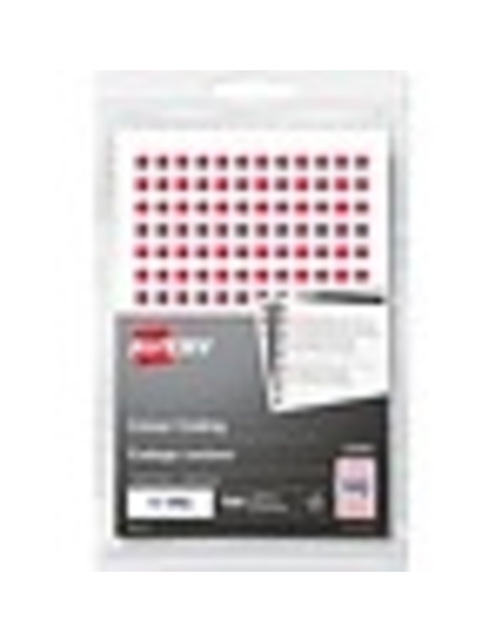 LAB, RND .25''DIA  *RED 768pk