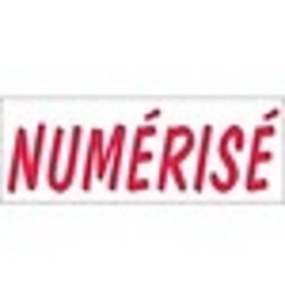 STAMP 4911/CB RED ''NUMERISE''