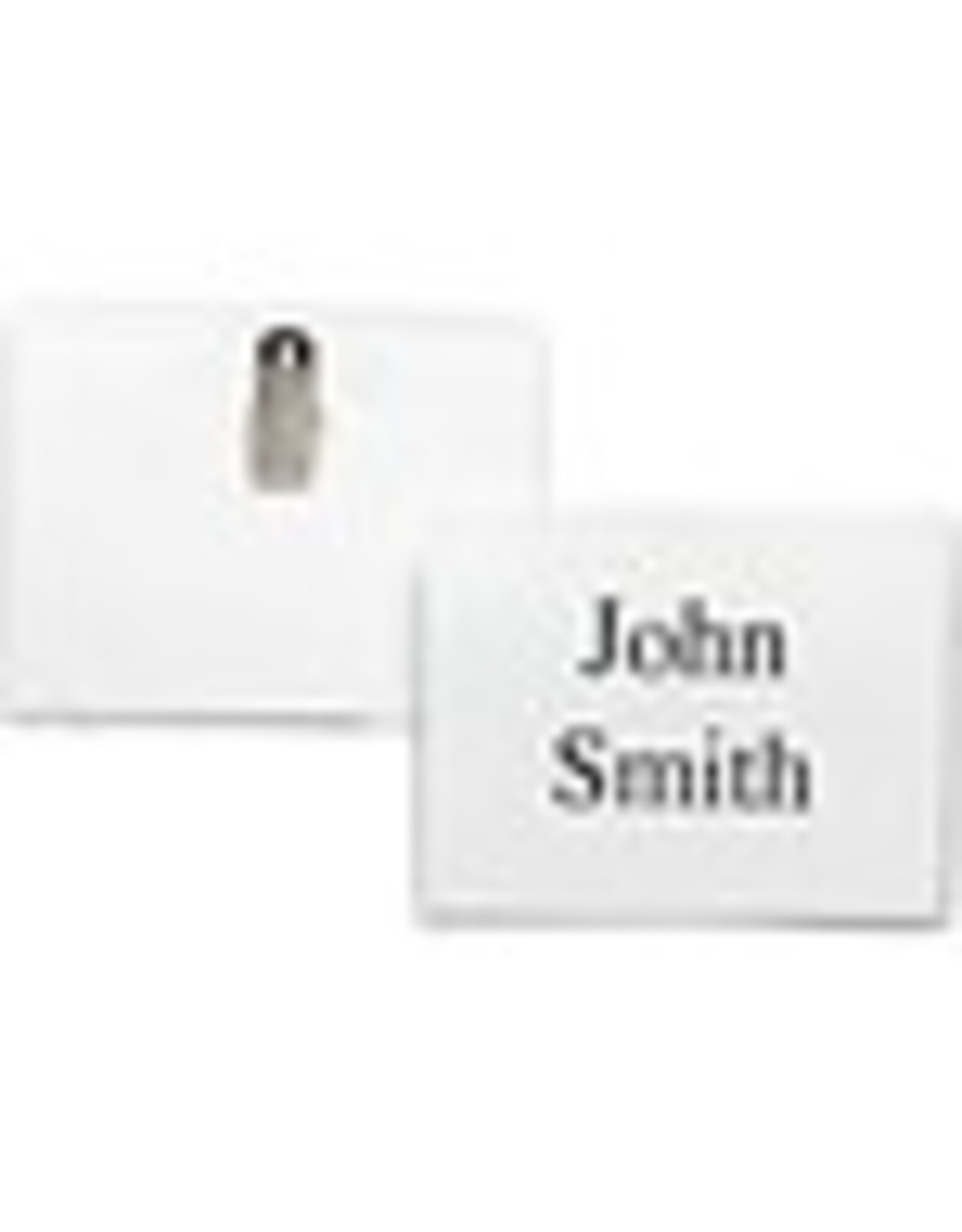 NAME BADGE, CLIP 4x3    *50/BX